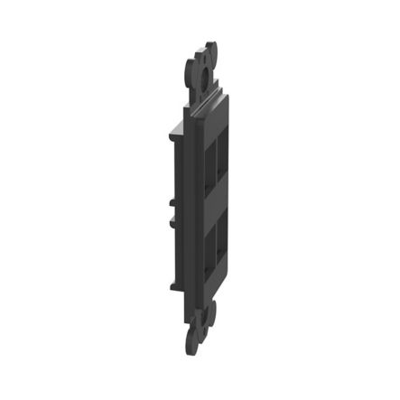 Panduit NK4RMFBL NK 4-Port, Screw Mount Module Frame, Black
