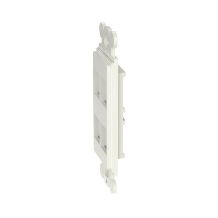 Panduit NK4RMFIW NK 4-Port, Screw Mount module frame, Off White