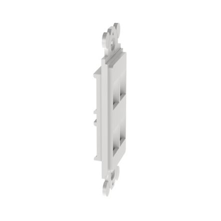Panduit NK4RMFWH NK 4-Port, Screw Mount module frame, White
