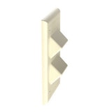 Panduit NK4VSFEI | Netkey 4 Port Sloped Vertical Faceplate With Labels