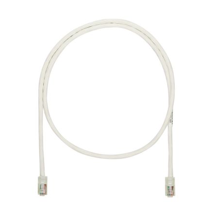Panduit NK5EPC7Y | NetKey Copper Patch Cord, Category 5e, UTP Cable, Off White Jacket, 7 Feet
