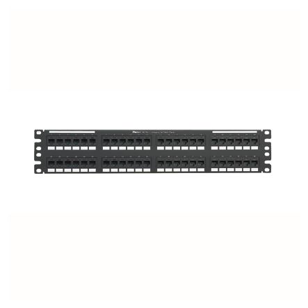 Panduit NK5EPPG48Y | NetKey Cat 5e Punchdown Panel, Flat, 48-Port