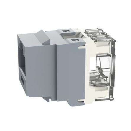 Panduit NK688MIG-Q | NetKey Cat 6 Punchdown Jack, Int'l Gray - Pack of 25