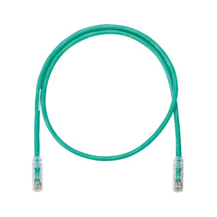 Panduit NK6APC10GR | NetKey Cat 6A 26 AWG UTP Patch Cord, 10 ft, Green