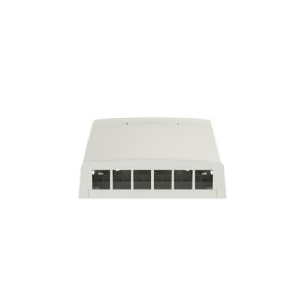 Panduit NK6BXIW-AY | NK 6-Port Surface Mount Box, Off White