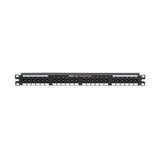 Panduit NK6PPG24Y | Cat 6 Punchdown Keystone Patch Panel, 24 Port