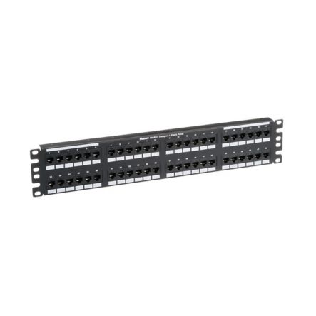 Panduit NK6PPG48Y | Cat 6 Punchdown Keystone Patch Panel, 48 Port