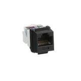 Panduit NK6TMBL | UTP RJ45 Cat 6 Keystone Jack Module, Black