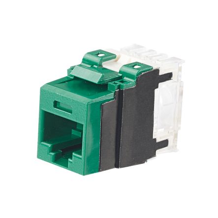 Panduit NK6X88MGR | Netkey Cat 6A Punchdown Jack, Green
