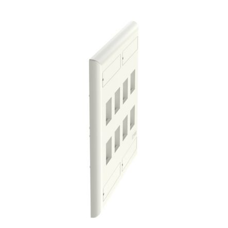 Panduit NK8FWH | Flush Mount Screw-on Faceplates With Labeling, White