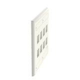 Panduit NK8FWH | Flush Mount Screw-on Faceplates With Labeling, White