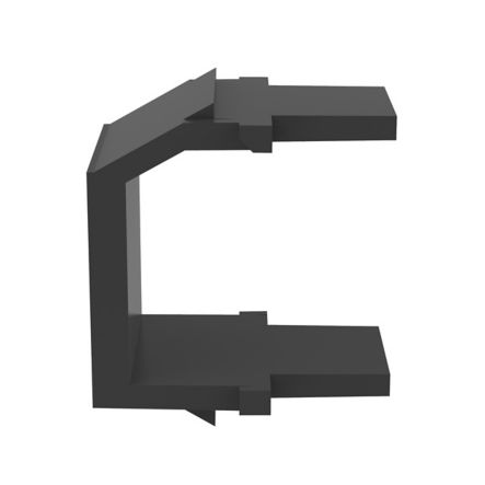 Panduit NKBMBL-X | NetKey Blank Keystone Module, 1 Port, Black