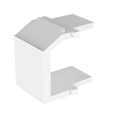 Panduit NKBMWH-X | NetKey Blank Keystone Module, 1 Port, White