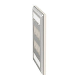 Panduit NKF6S | NK 6-Port, Single Gang, stainless Steel, Vertical Faceplate