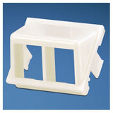 Panduit NKHS2WH-X | NK,2Pt,1/2sloped insert,WH,PK10