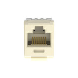 Panduit NKP5E88MEI-Q | NetKey Cat 5e Punchdown Jack, Electric Ivory - Pack of 25