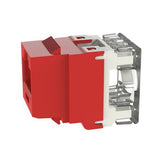 Panduit NKP5E88MRD | NK Category 5e Punchdown Jack Module, Red
