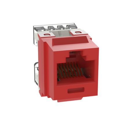 Panduit NKP5E88MRD | NK Category 5e Punchdown Jack Module, Red