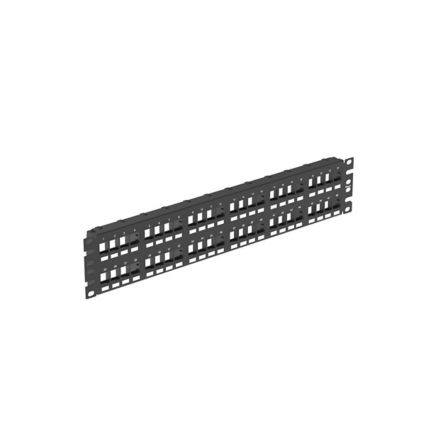 Panduit NKPP48FMY NK Modular Patch Panel, Flat, Flush Mount, 48 Port, 2 RU