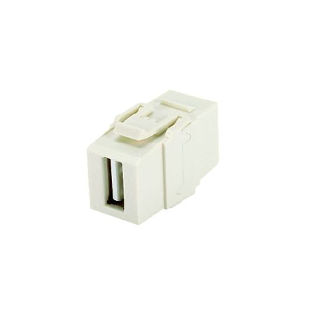 Panduit NKUSBAAWH NetKey USB 2.0 Female A/Female A Coupler - White
