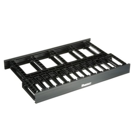 Panduit NM1 | NetManager HC Horizontal Dual-Sided Manager, 1RU, Black