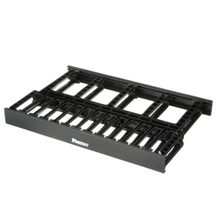 Panduit NM1 | NetManager HC Horizontal Dual-Sided Manager, 1RU, Black
