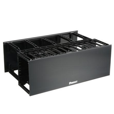 Panduit NM4 | NetManager HC Horizontal Dual-Sided Manager, 4RU, Black