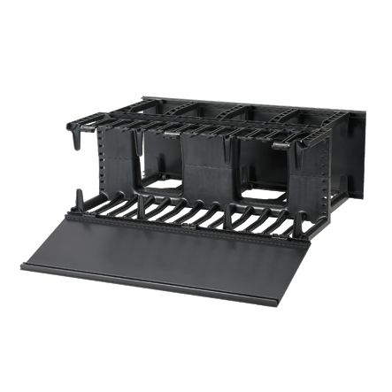 Panduit NM4 | NetManager HC Horizontal Dual-Sided Manager, 4RU, Black