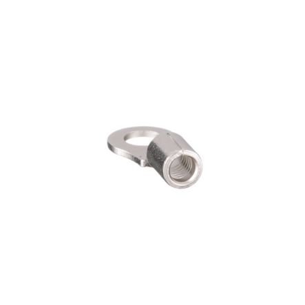 Panduit P10-10RHT6-L | Pan-Term P10-10RHT6-L Ring Terminal, High Temp, Bare, 10-14 AWG, #10 Stud, PK50