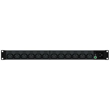 Panduit P12B46M | Basic PDU, 20AMP, 208V, (12)C13, NEMA L6-20P