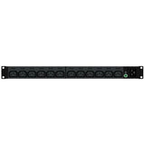 Panduit P12B46M | Basic PDU, 20AMP, 208V, (12)C13, NEMA L6-20P