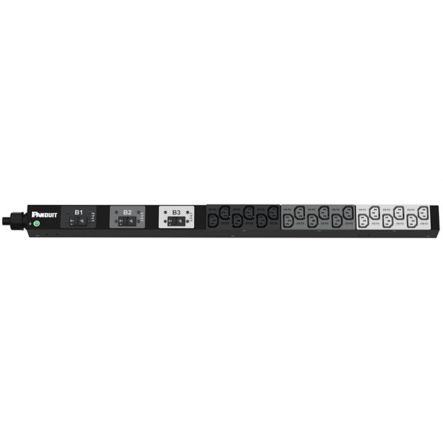 Panduit P18B21M | Basic Pdu, 30Amp, 208V, (18)C13, Nema L15-30P