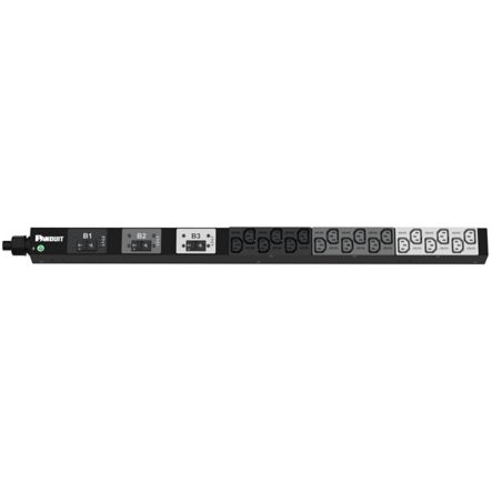 Panduit P18B24M | Basic Pdu, 30Amp, 208V, (18)C13, Nema L21-30P