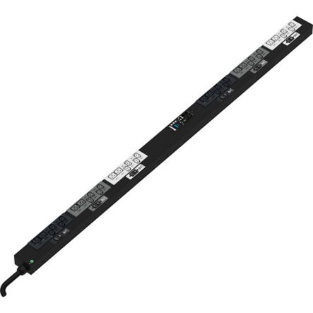 Panduit P36E04M | MS PDU, 30AMP, 415V, (24)C13, (12)C19, IEC 60309 3P+N+E 6h 30A (IP44)
