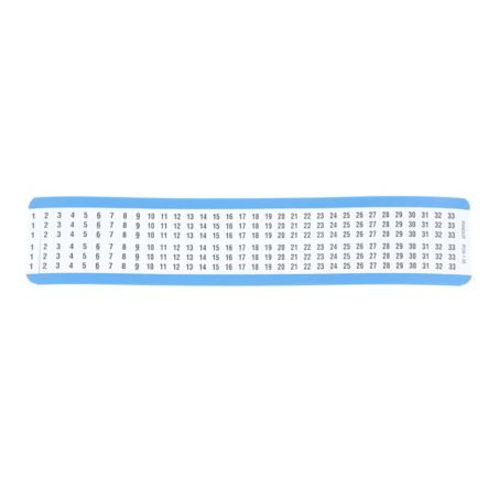 Panduit PCM-1-33 | Stronghold Pcm-1-33 Wire Marker Card, 1-33, Vinyl Cloth, Pk25