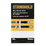 Panduit PCMB-15 Wire Marker Book, Vinyl Cloth, ’;0-45 + -’;, 10 Pg