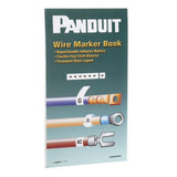 Panduit PCMB-15 Wire Marker Book, Vinyl Cloth, ’;0-45 + -’;, 10 Pg
