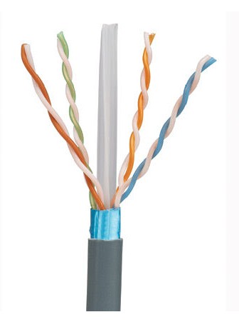 Panduit PFP6C04BU-UGZ | Copper Cable, Cat 6, 4 pair, 23 AWG, F/UTP, CMP, Blue