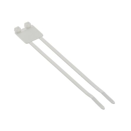 Panduit PL2M2S-L | Pan-Ty PL2M2S-L Marker Cable Tie, PA6.6, 7.4"L, 50lb, 87 x 1.07" Write-on area