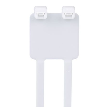 Panduit PL2M2S-L | Pan-Ty PL2M2S-L Marker Cable Tie, PA6.6, 7.4"L, 50lb, 87 x 1.07" Write-on area