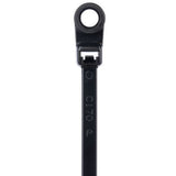 Panduit PLC2S-S10-M0 | Pan-Ty Locking Clamp Tie, Black, UV PA6.6, M5, 7.9"L, 50lb, PK1000