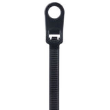 Panduit PLC2S-S10-M0 | Pan-Ty Locking Clamp Tie, Black, UV PA6.6, M5, 7.9"L, 50lb, PK1000