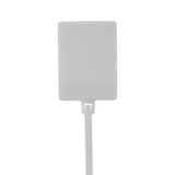 Panduit PLF1MA-C | Pan-Ty PLF1MA-C Write-On Cable Tie, PA6.6, 5.1"L, 18lb, PK100