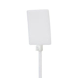 Panduit PLF1MA-C | Pan-Ty PLF1MA-C Write-On Cable Tie, PA6.6, 5.1"L, 18lb, PK100