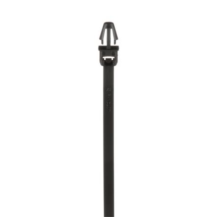 Panduit PLP2S-M0 | Pan-Ty Locking Push Mount Tie, Black, UV PA6.6, 7.9"L, 50lb, PK1000