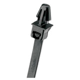Panduit PLP2S-M0 | Pan-Ty Locking Push Mount Tie, Black, UV PA6.6, 7.9"L, 50lb, PK1000