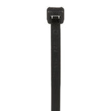 Panduit PLT1.5I-M30 | Pan-Ty Cable Tie, Black, High Heat PA6.6, 5.6"L, 40lb, PK1000