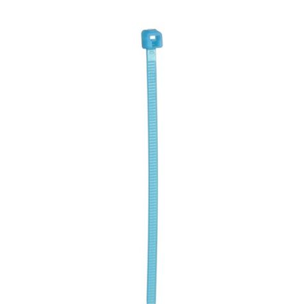 Panduit PLT1M-C76 | Pan-Ty PLT1M-C76 Cable Tie, Aqua, Tefzel, UV, High Heat, 4"L, 18lb, PK100