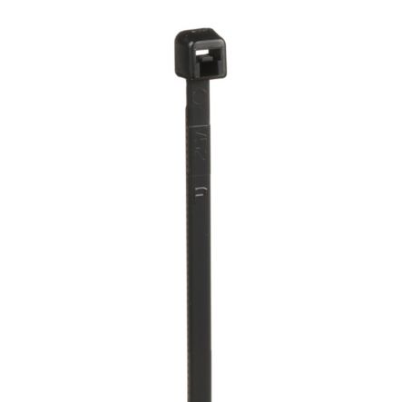 Panduit PLT1M-M0 | Pan-Ty Cable Tie, Black, UV PA6.6, 3.9"L, 18lb, PK1000