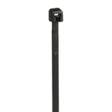 Panduit PLT1M-M0 | Pan-Ty Cable Tie, Black, UV PA6.6, 3.9"L, 18lb, PK1000
